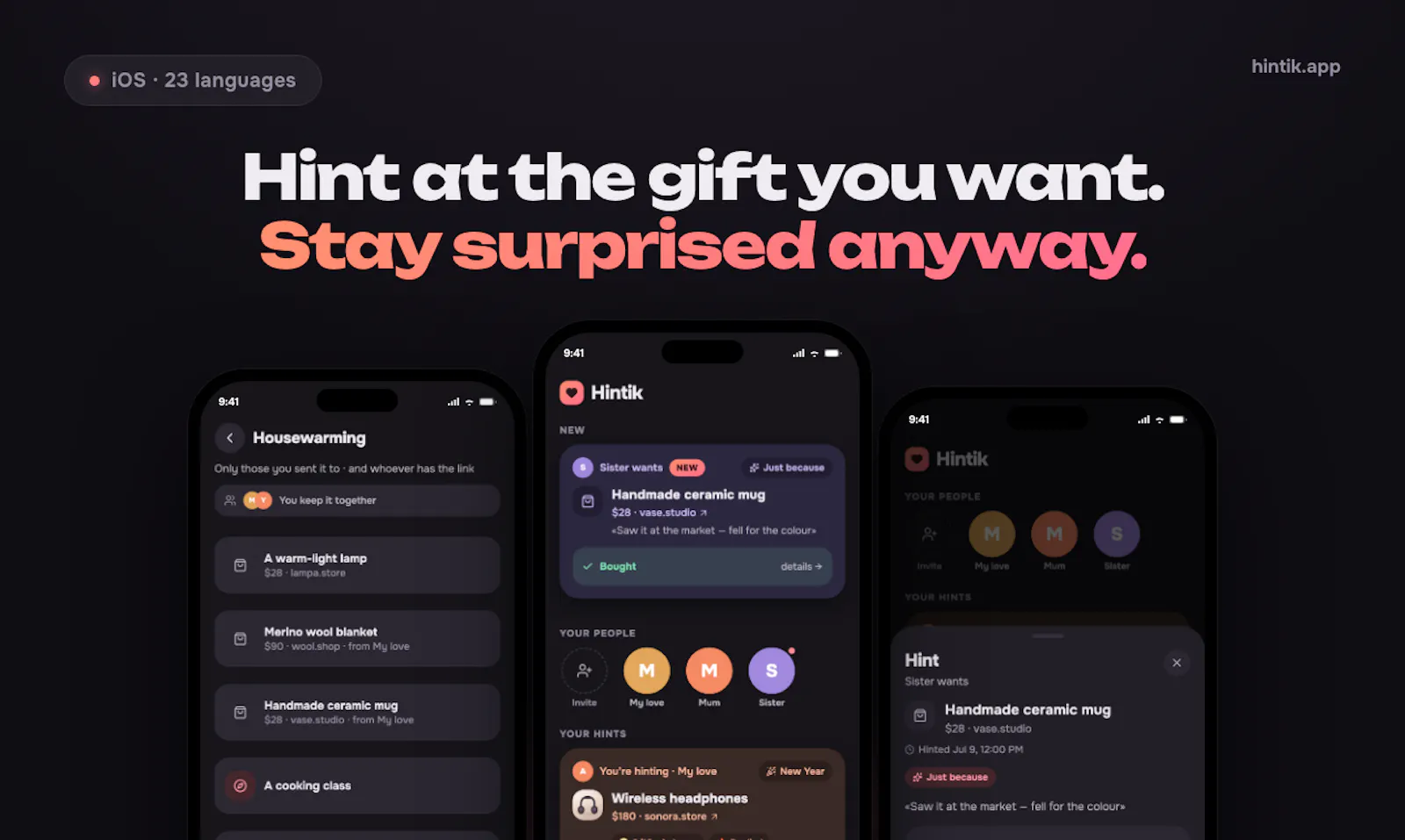Hintik screenshot 1