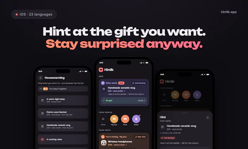 Hintik screenshot 1