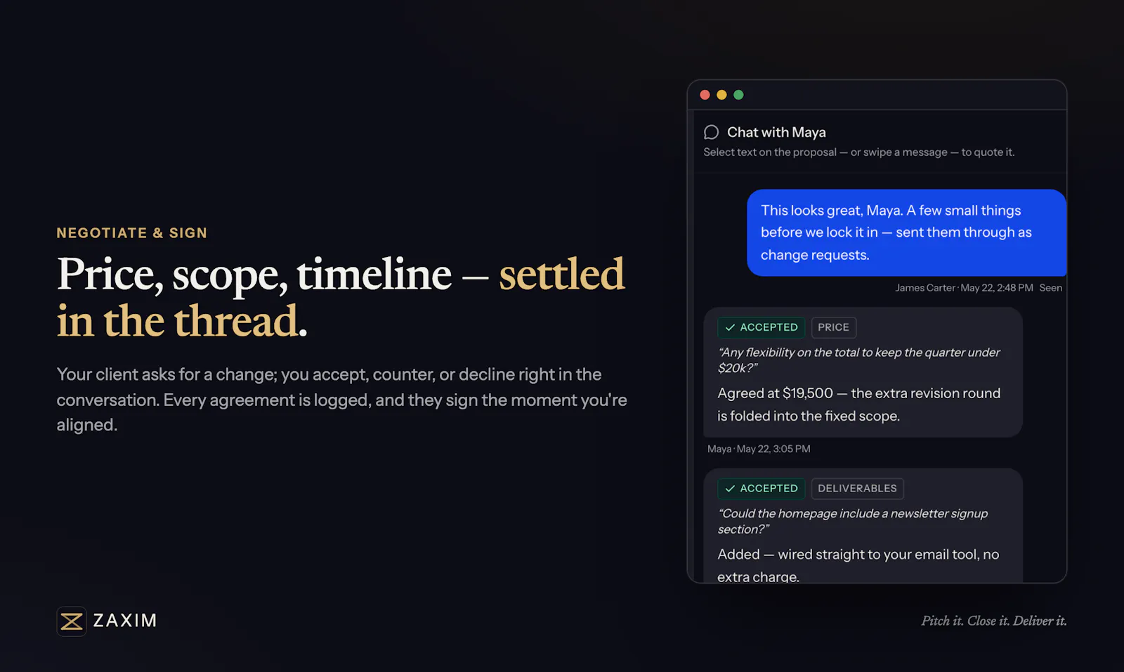Zaxim screenshot 5