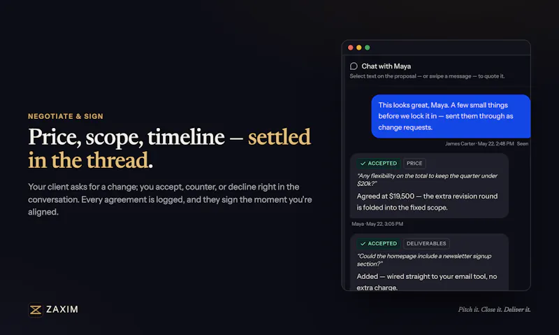 Zaxim screenshot 5