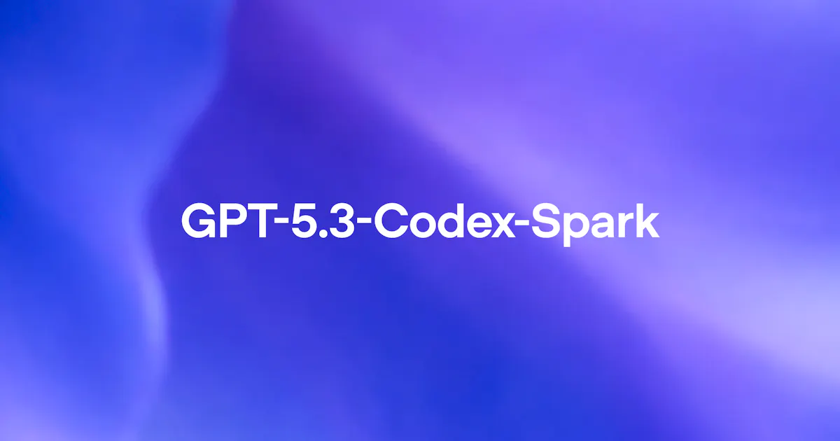 GPT‑5.3‑Codex‑Spark
