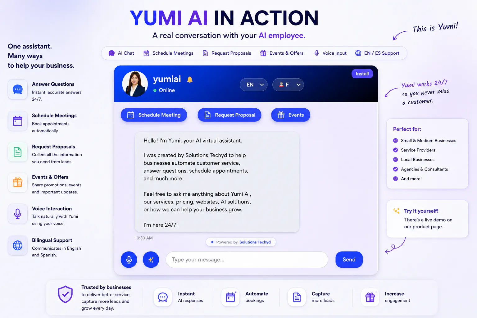 Yumi AI Assistant gallery image