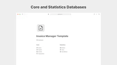 Invoice Manager for Notion gallery image