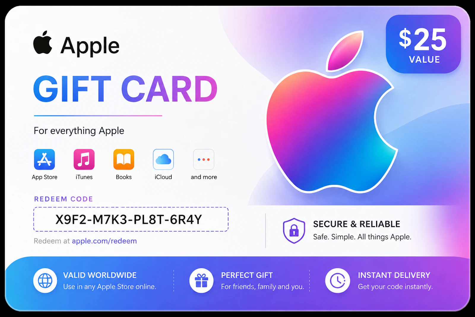Claim gift card screenshot 1