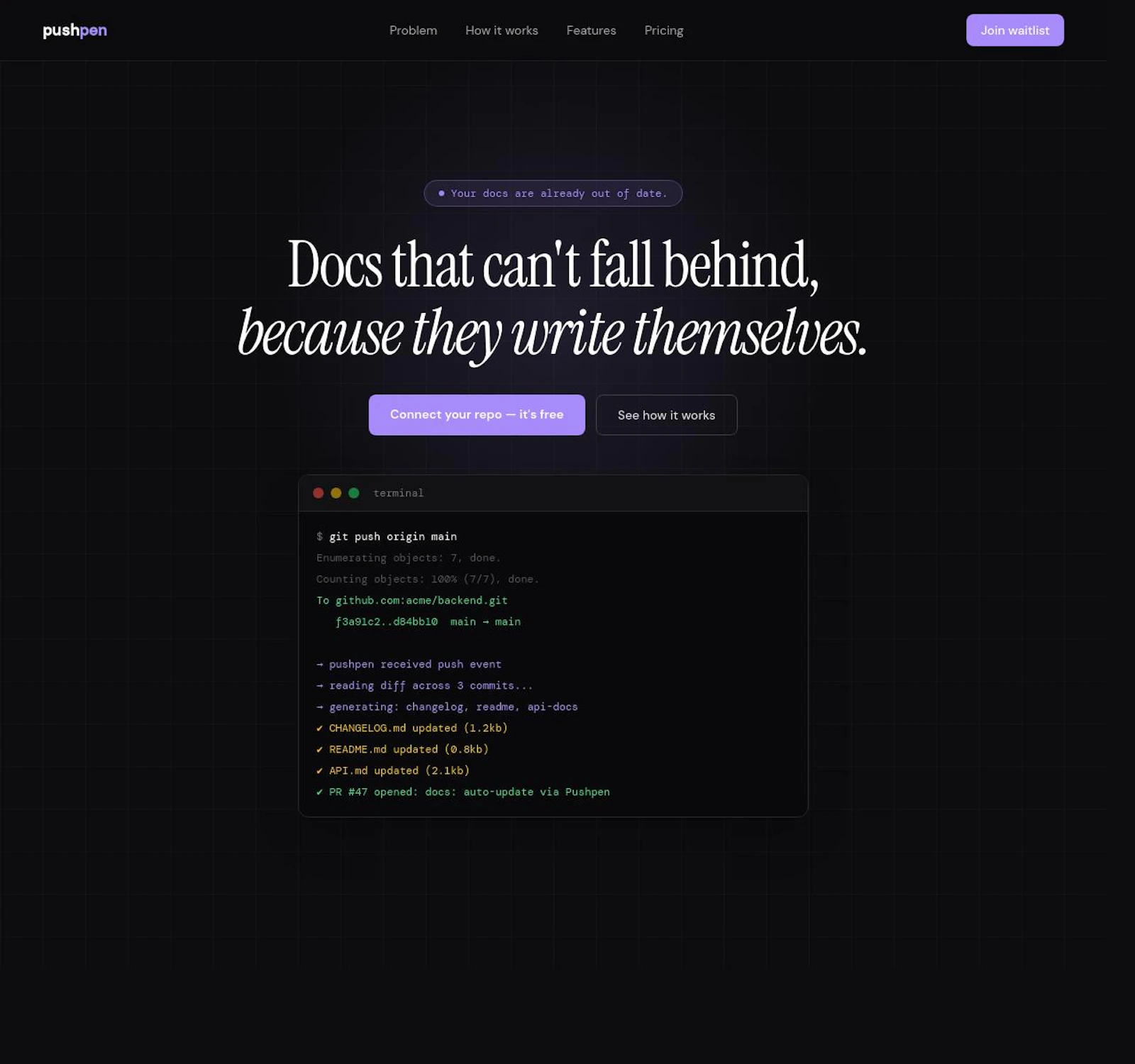 Pushpen screenshot 1