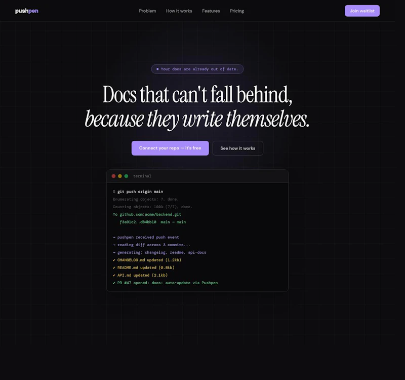 Pushpen screenshot 1