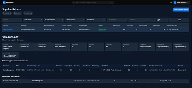 The NextGen ERP | Produsera screenshot 2