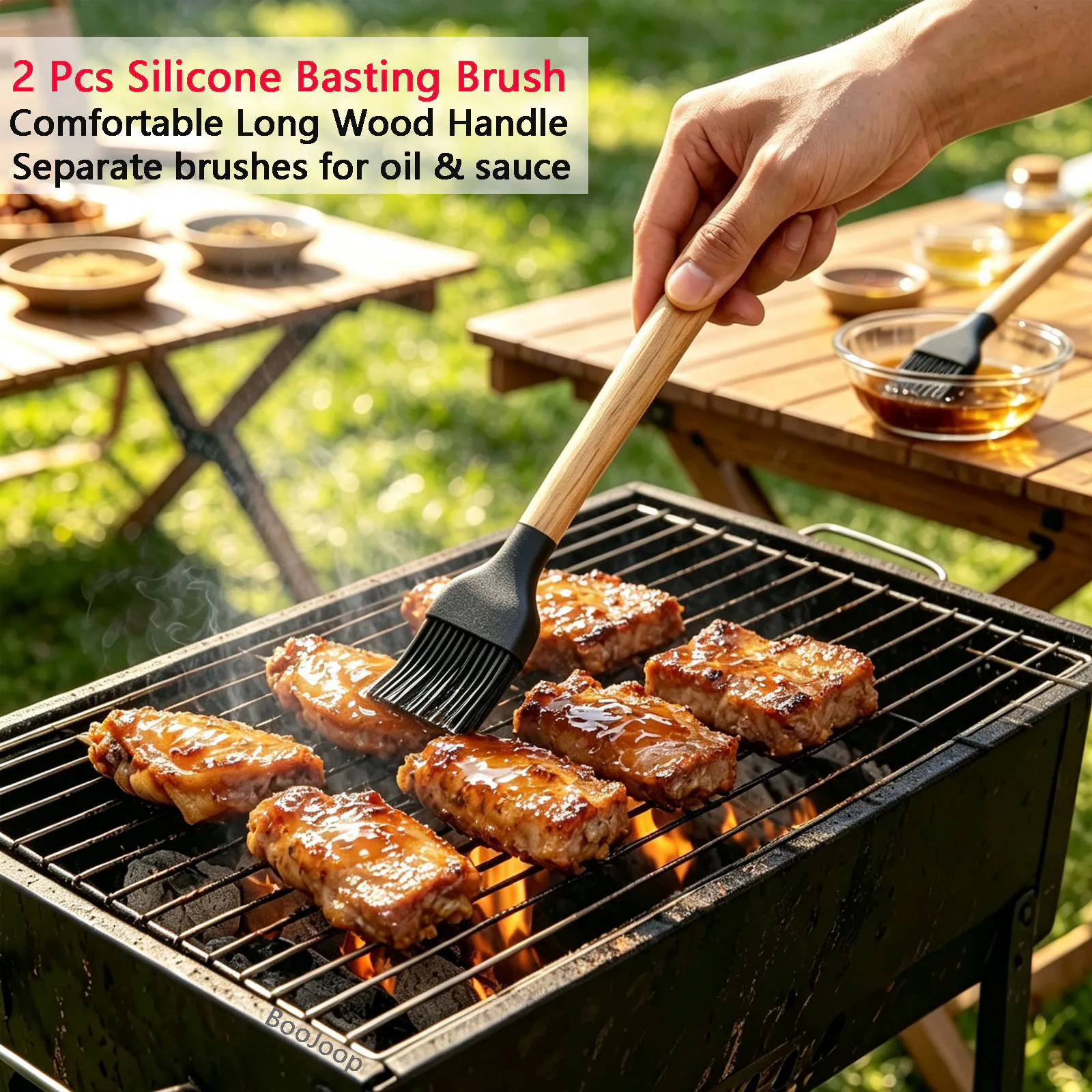 BooJoop 15 Pcs grill tools set gallery image