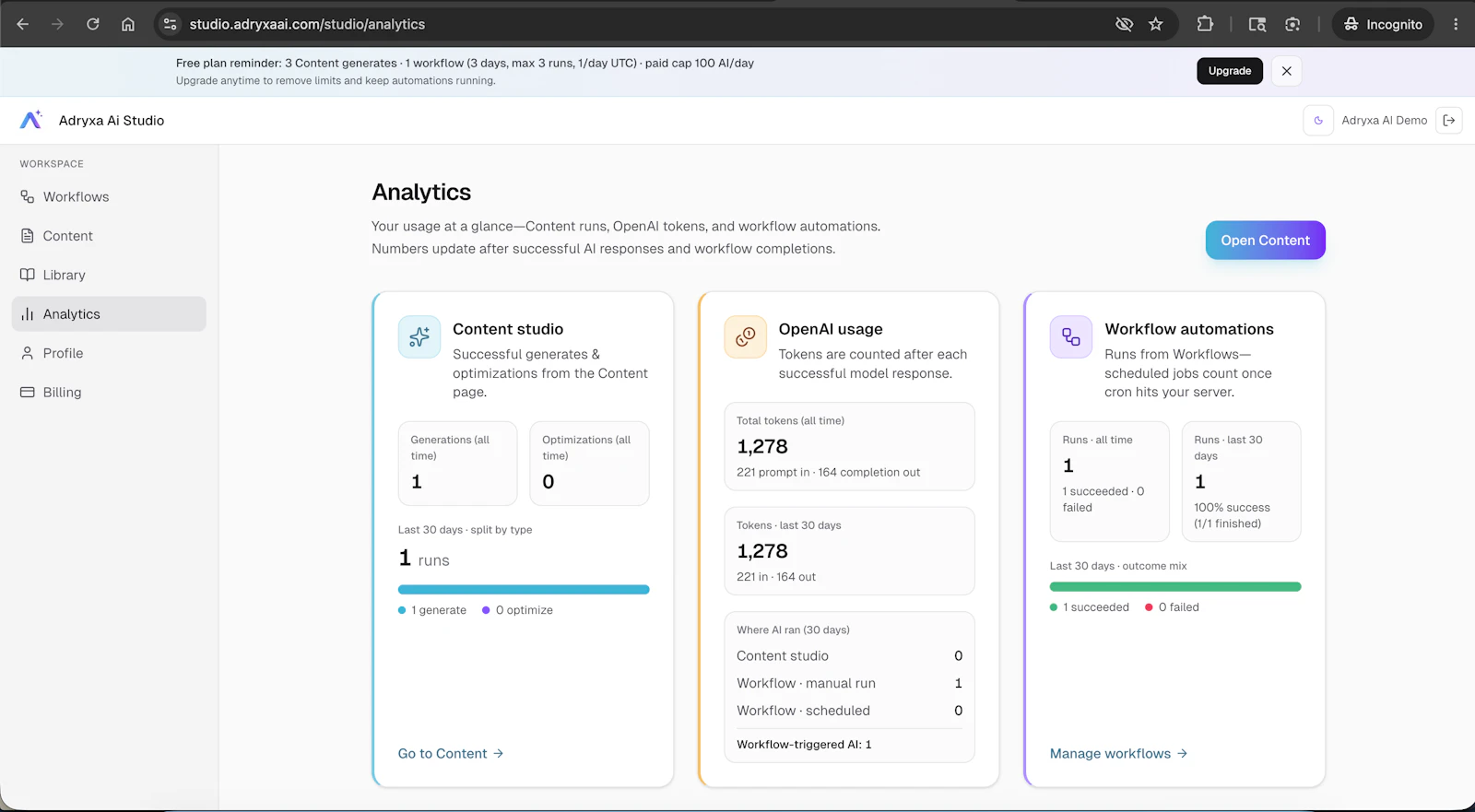 Adryxa AI Studio screenshot 7