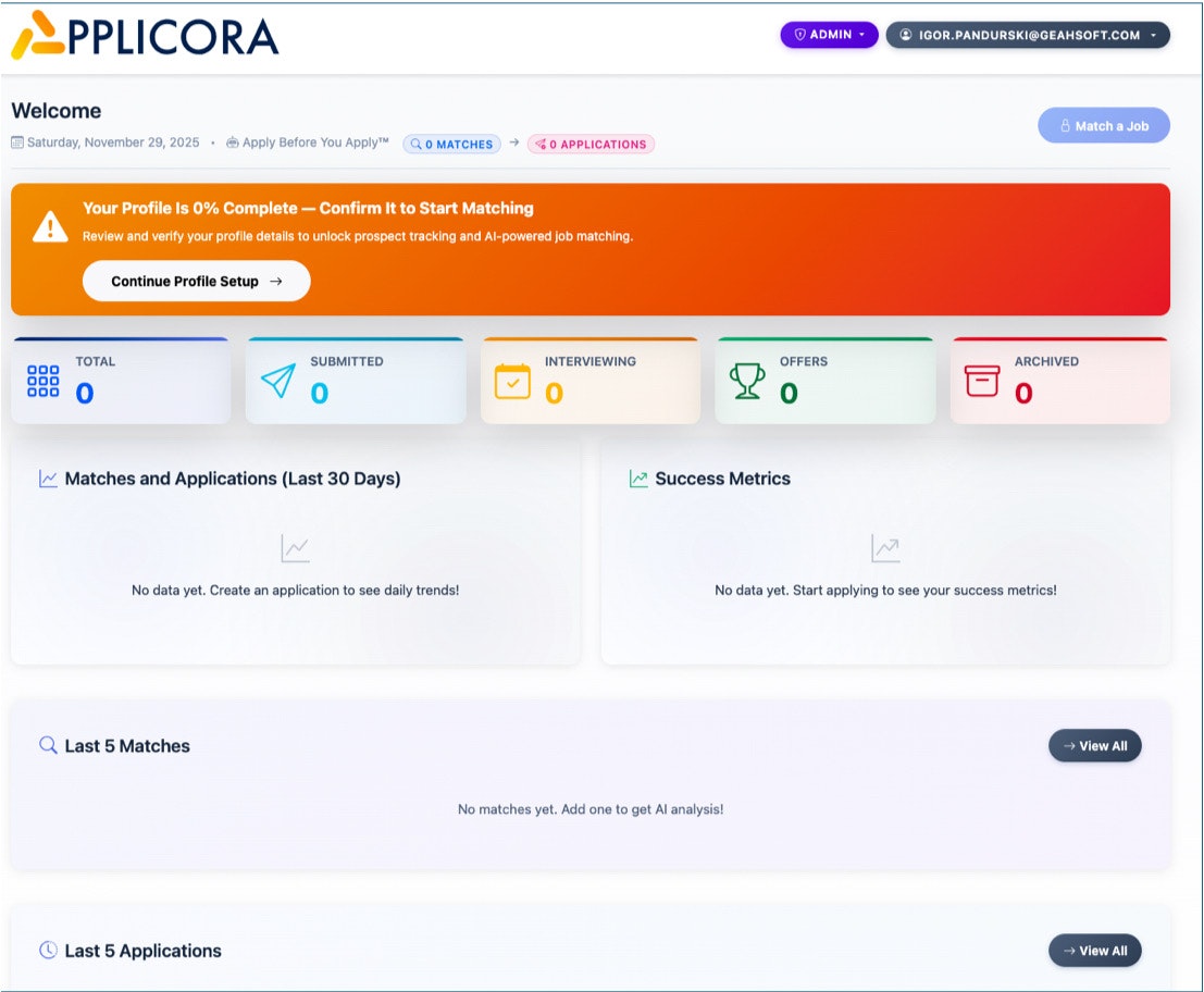 Applicora — Talent Intelligence Platform - Screenshot 3 showing product features and functionality