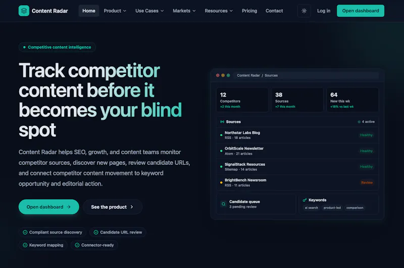 Content Radar screenshot 3