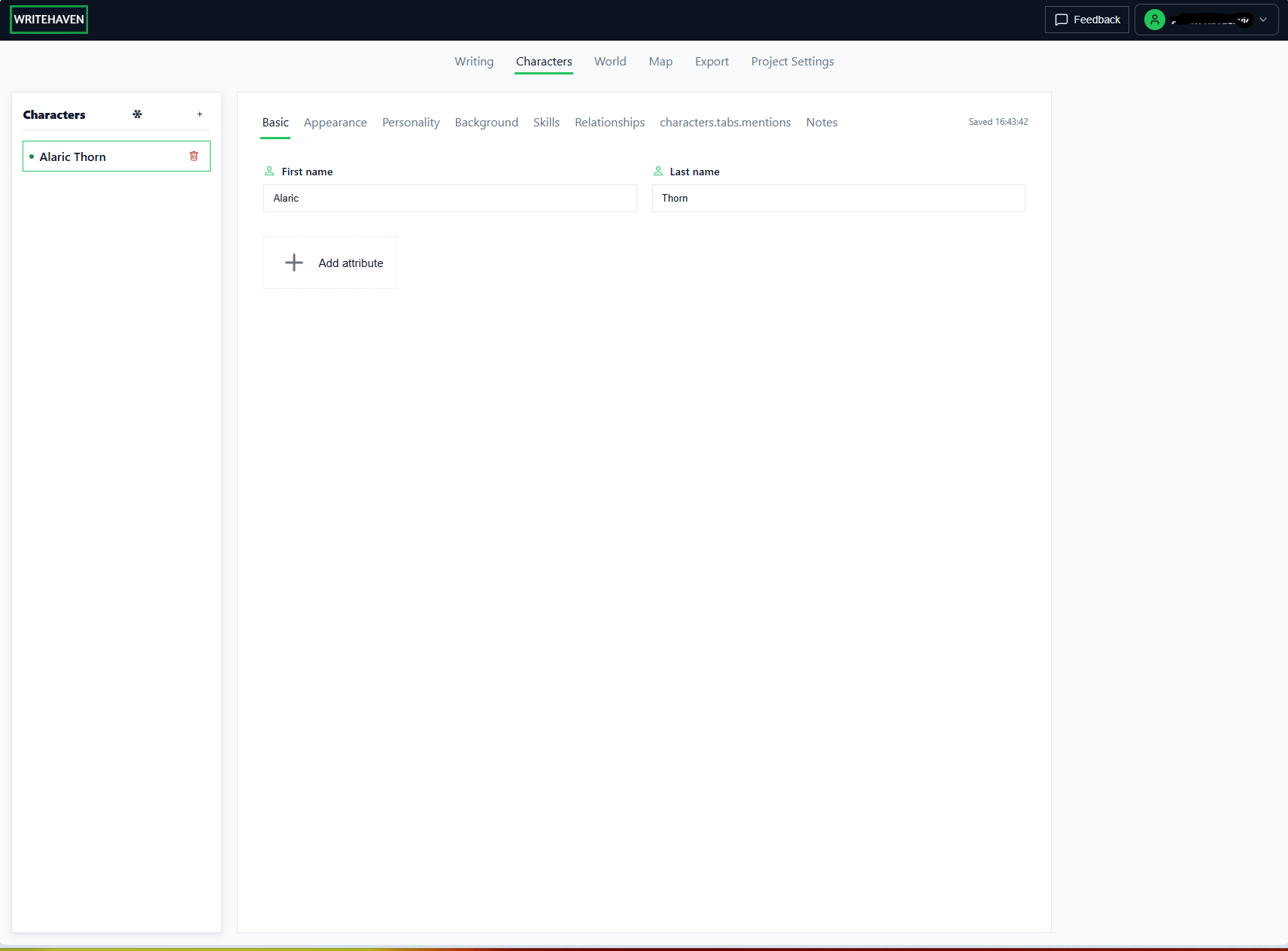 WriteHaven - Screenshot 2 preview