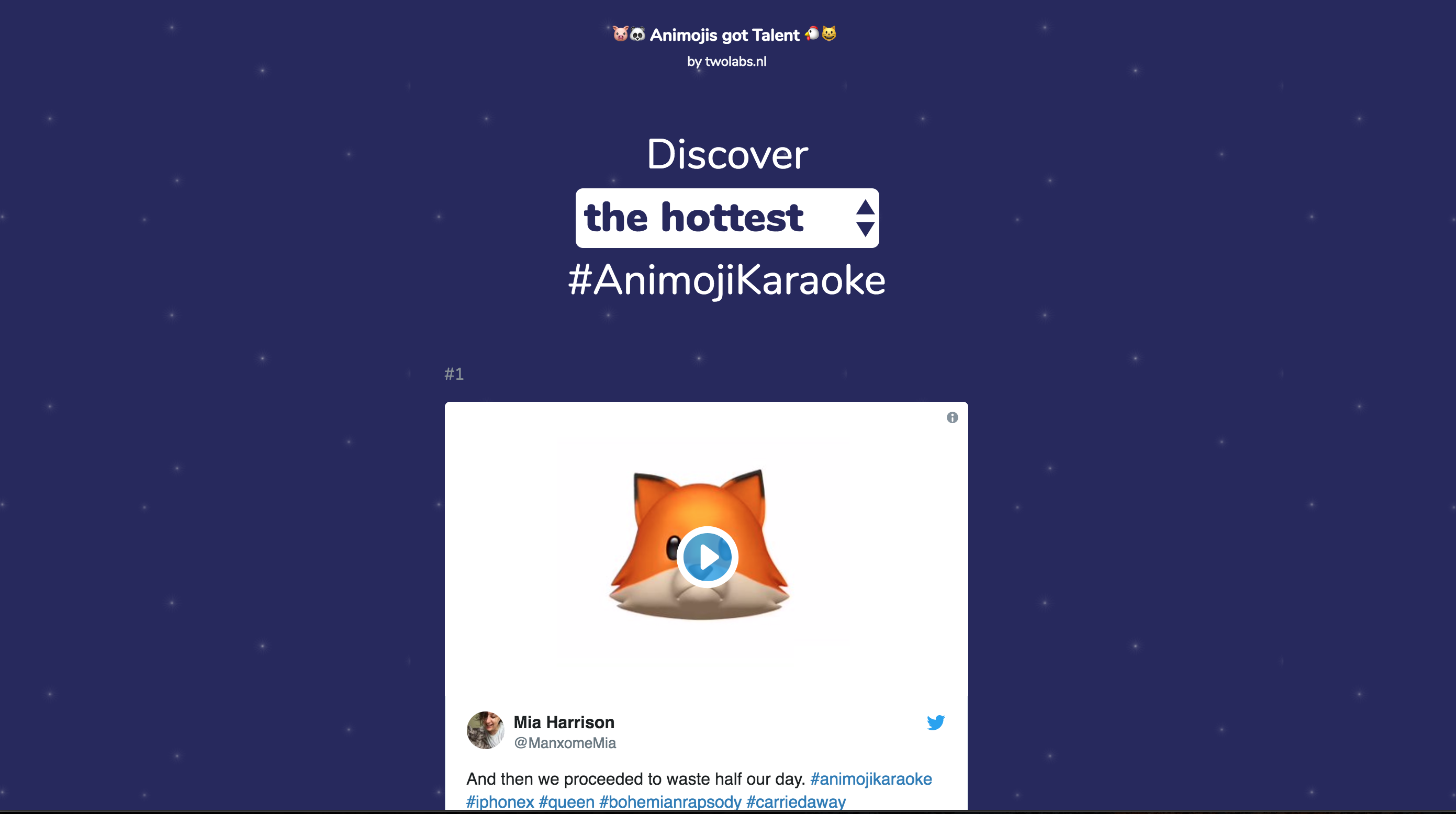 Animoji's Got Talent gallery image