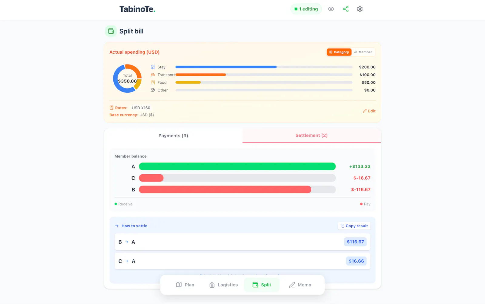 TabinoTe screenshot 4