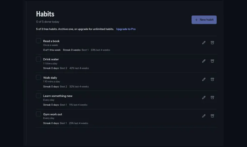 HabitStrider screenshot 4