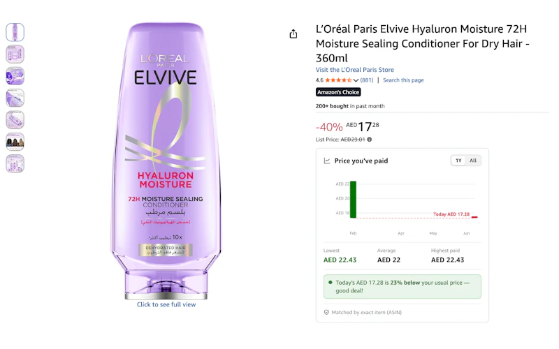 Amazon Past Purchase History screenshot 4