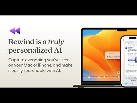 startuptile Rewind for iPhone-Truly personalized AI in your pocket