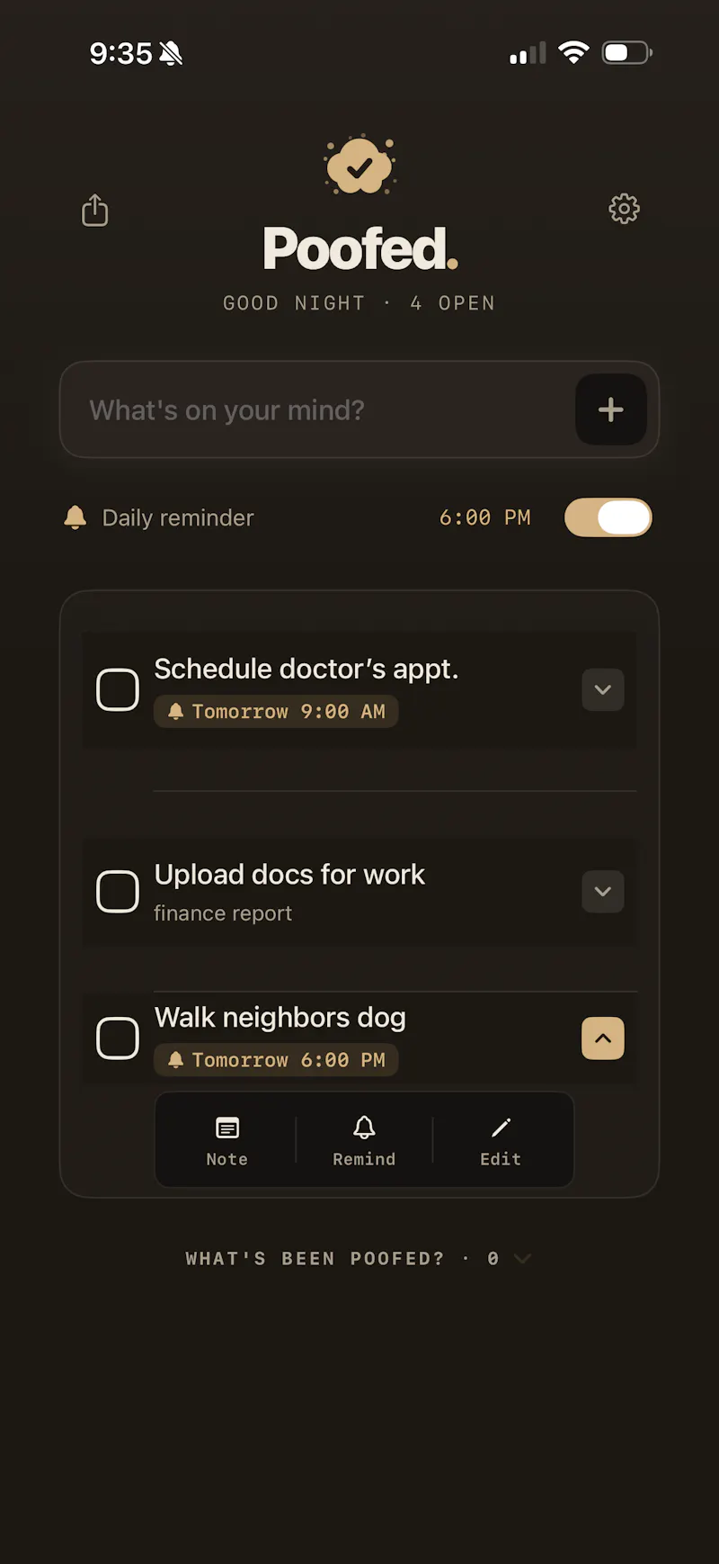 Poofed screenshot 3