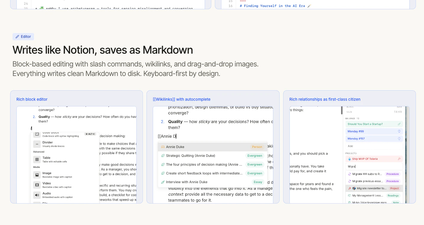 Tolaria screenshot 3