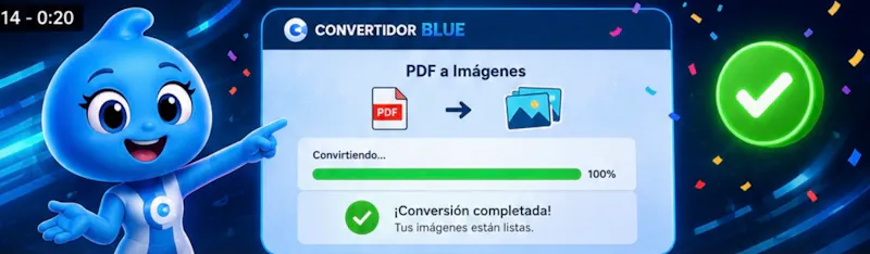 Convertidor Blue screenshot 2