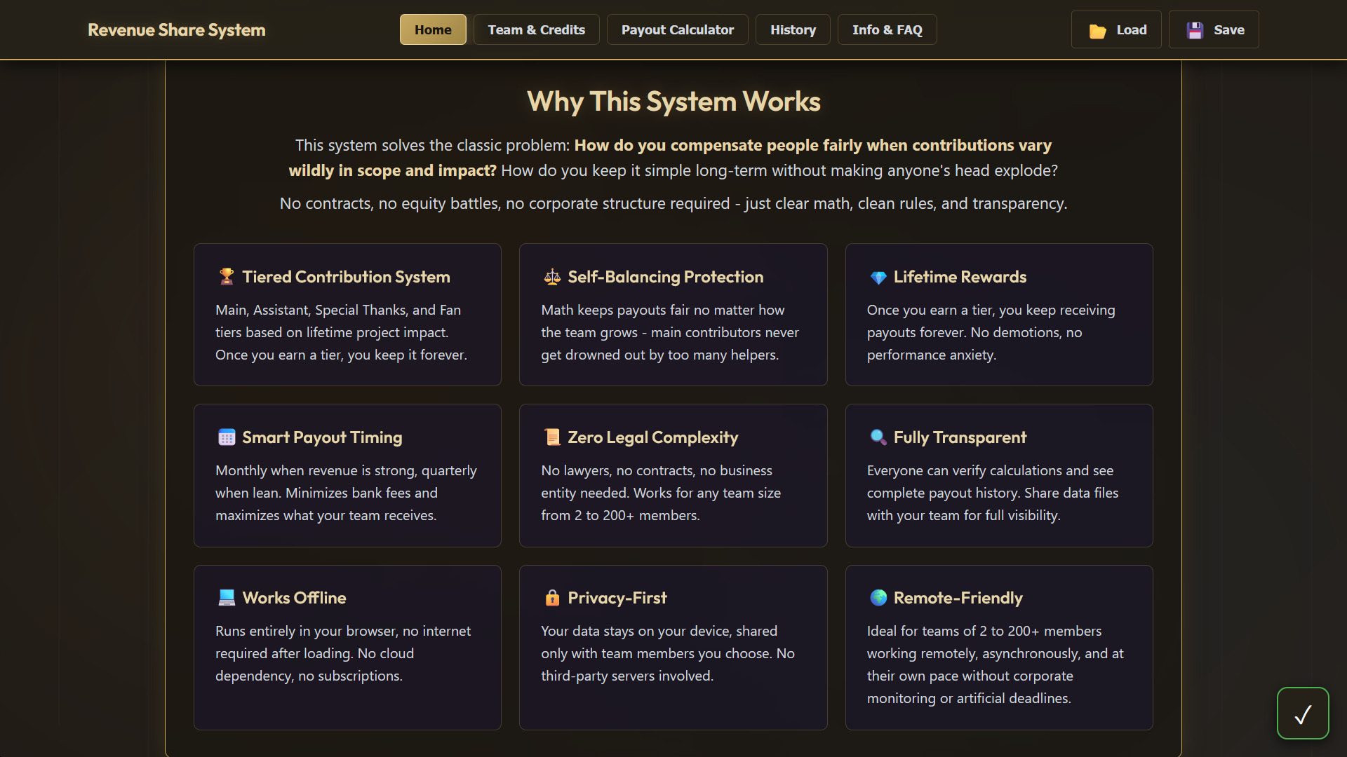 Reactorcore's Revenue Share System gallery image