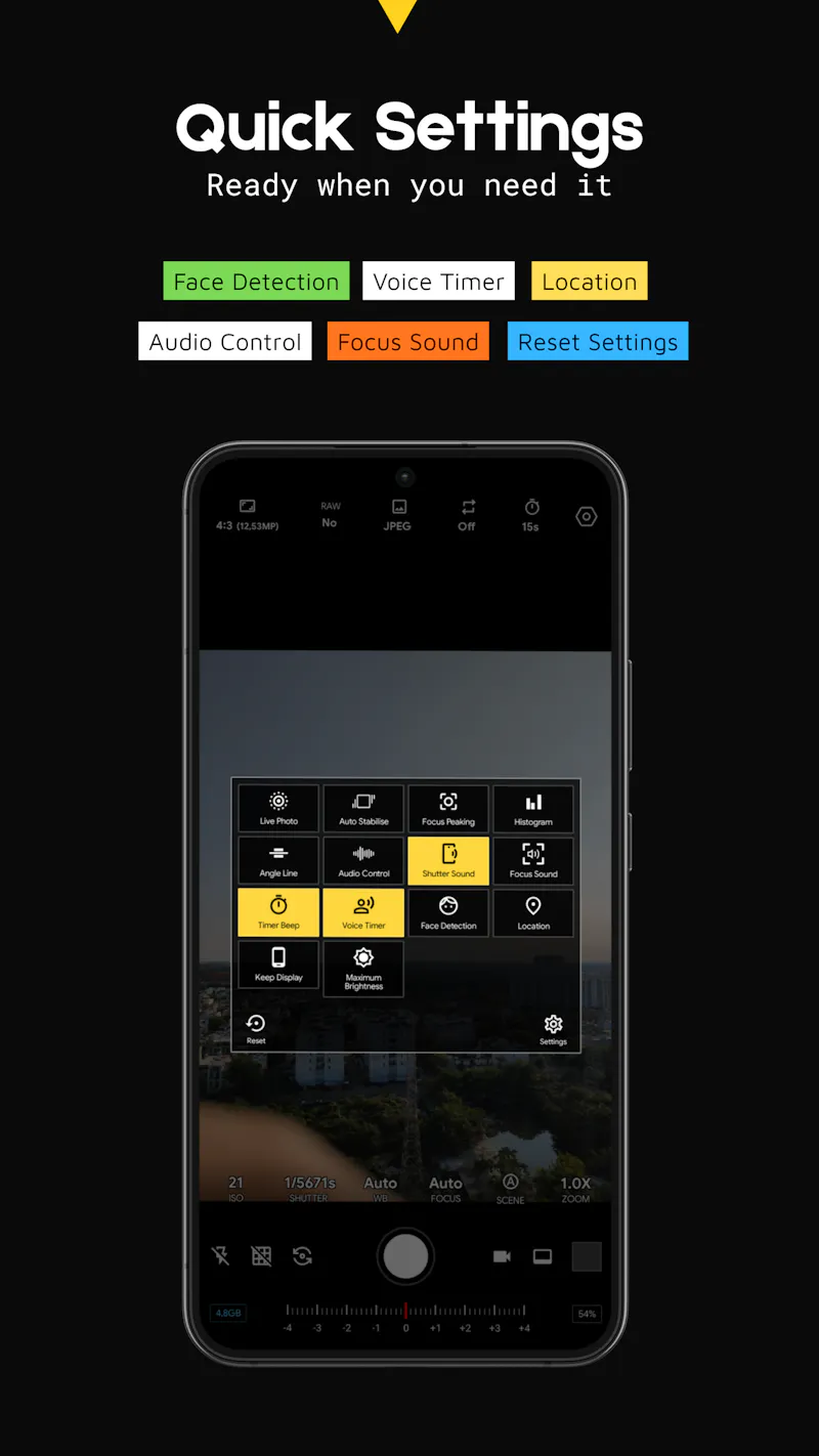 Manual 2 - Pro Manual Camera screenshot 4