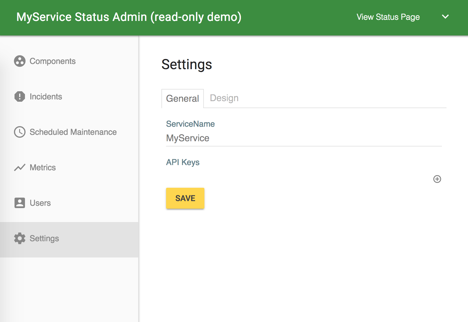 LambStatus gallery image