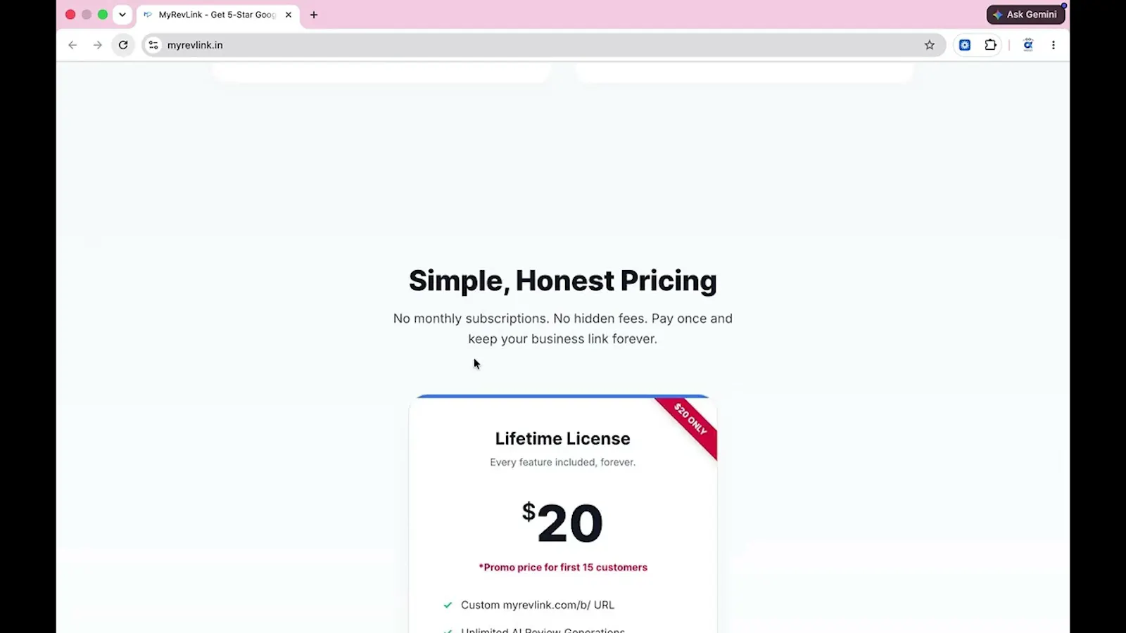 MyRevLink screenshot 1 (video preview)