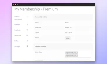 Woo Membership Gifting gallery image