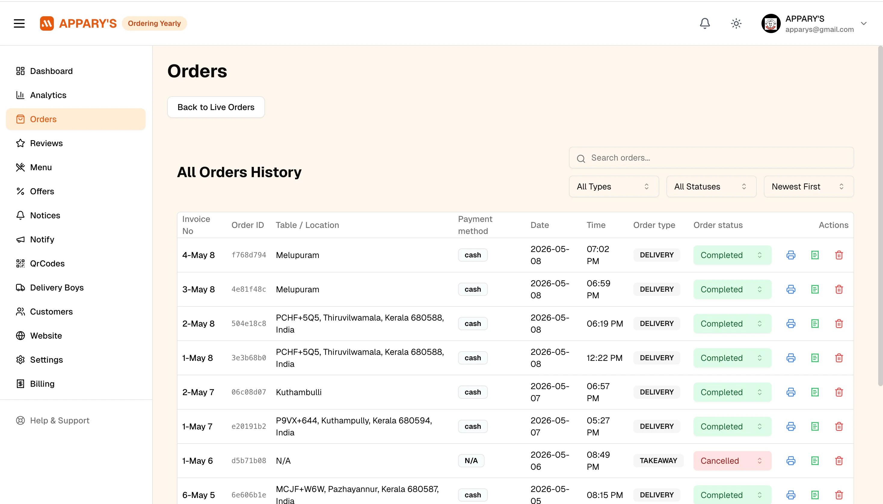 Menuthere screenshot 4