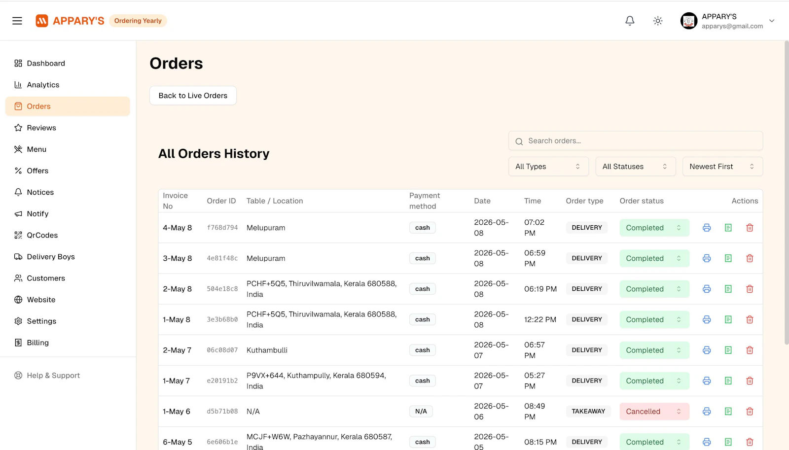 Menuthere screenshot 4