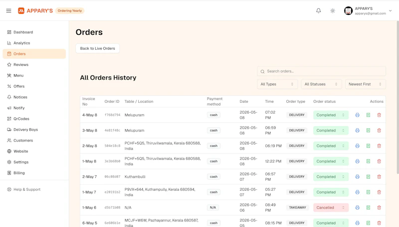 Menuthere screenshot 4