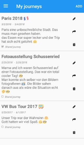 MyJourneys - Travel Log Diary gallery image