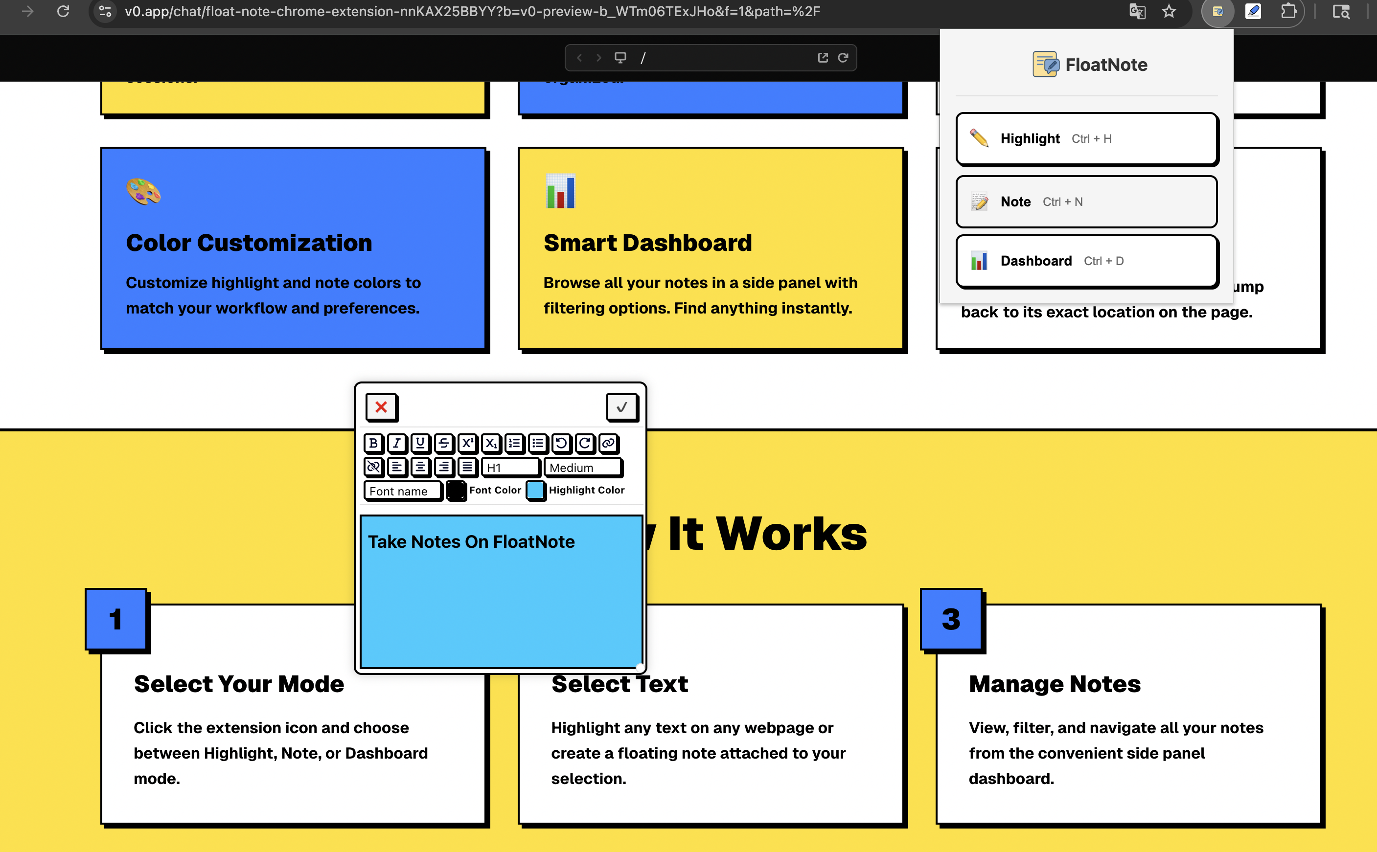 FloatNote - Screenshot 4 showing product features and functionality