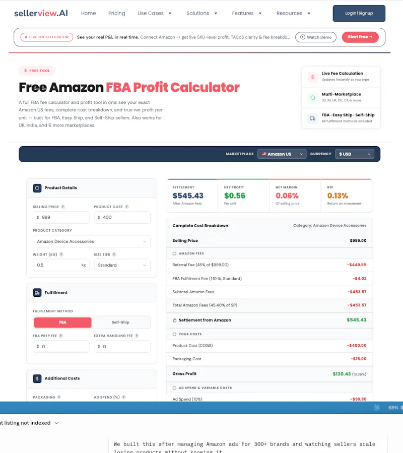 Sellerview.ai screenshot 4