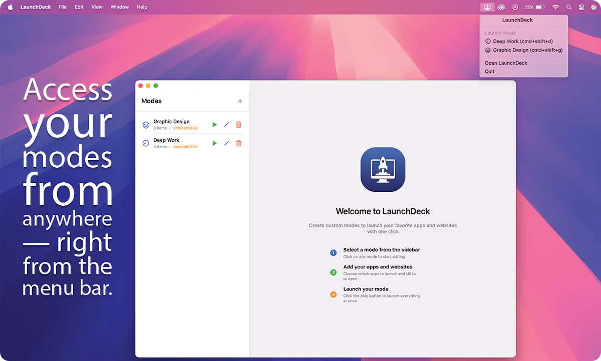 LaunchDeck
