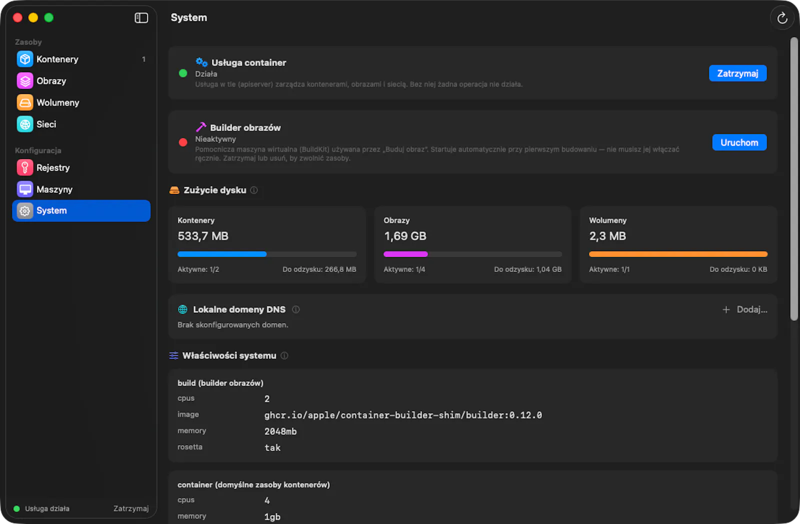Container Desktop screenshot 3