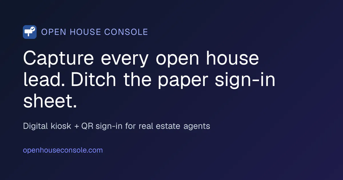 Open House Console gallery image