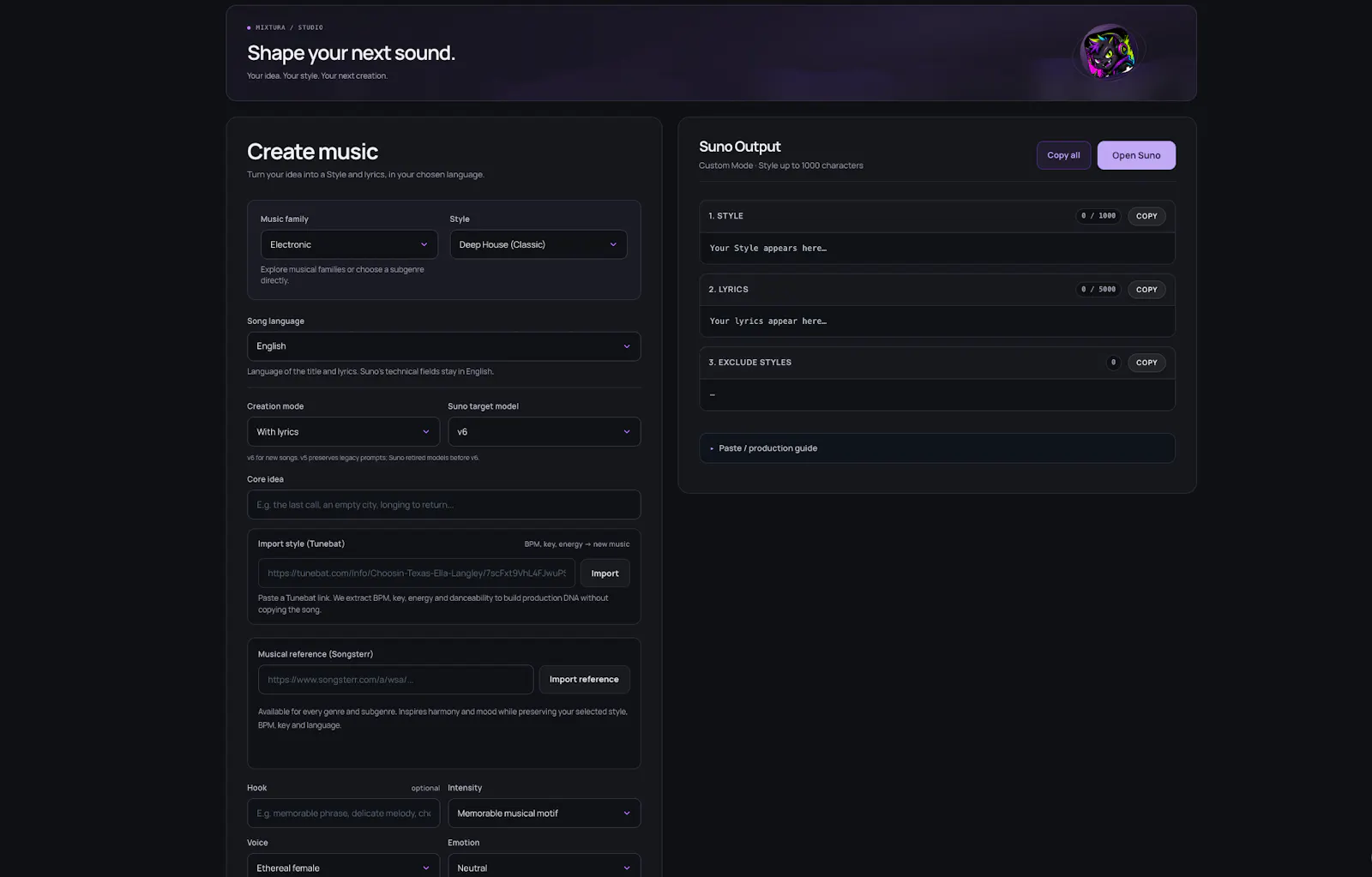 Mixtura screenshot 2