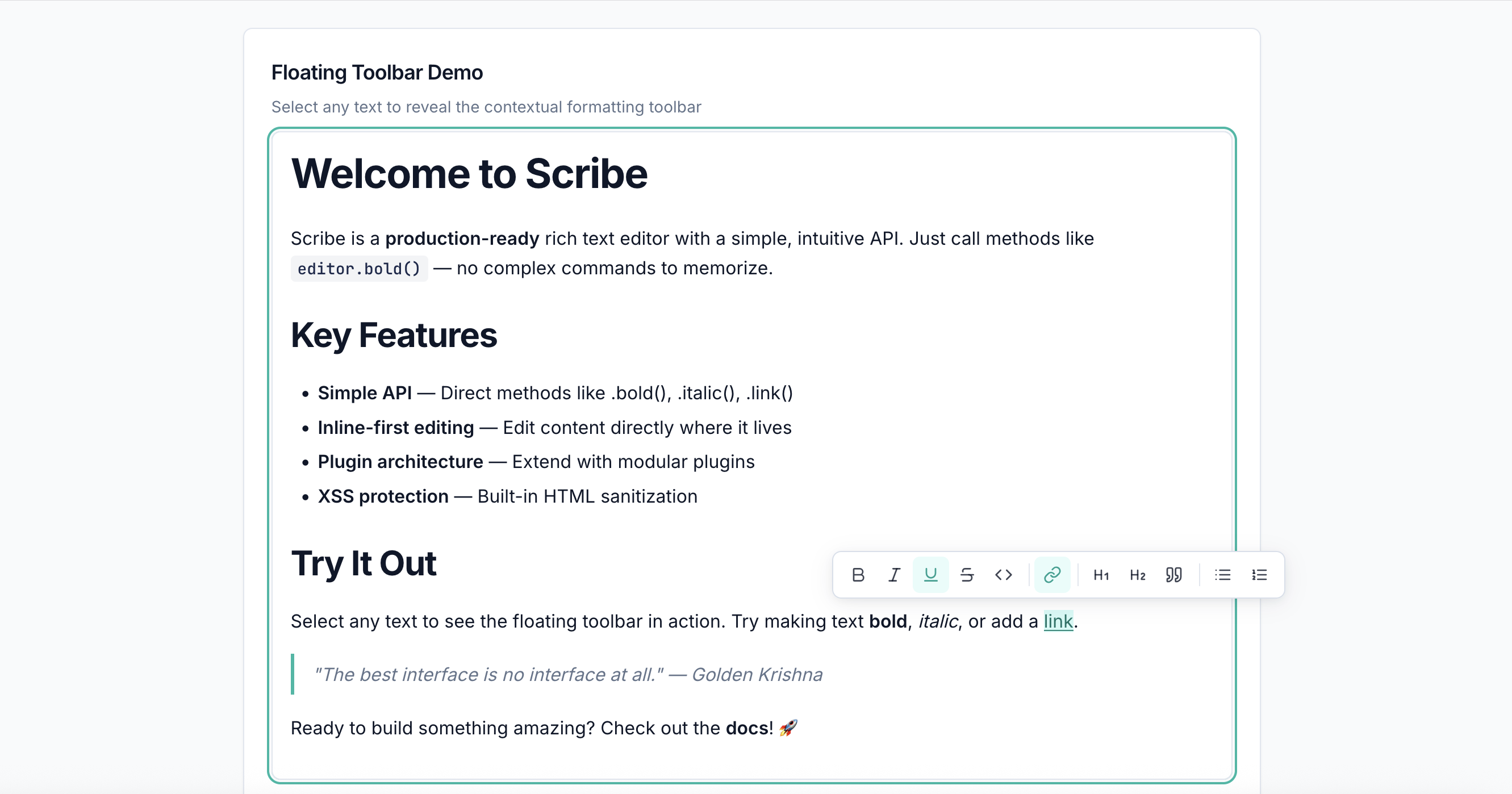 ScribeJS — Next-Gen Editor Core gallery image