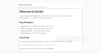 ScribeJS — Next-Gen Editor Core gallery image