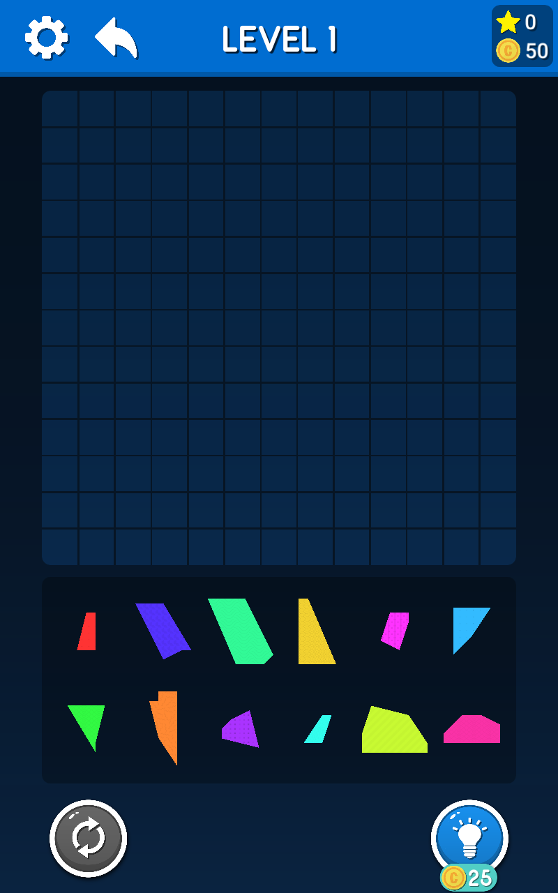Media Tangram Teka -teki v2.0 - Tangram Teka -teki Permainan, Permainan Mudah Alih, Mudah Bermain, Tahap 1,700 4