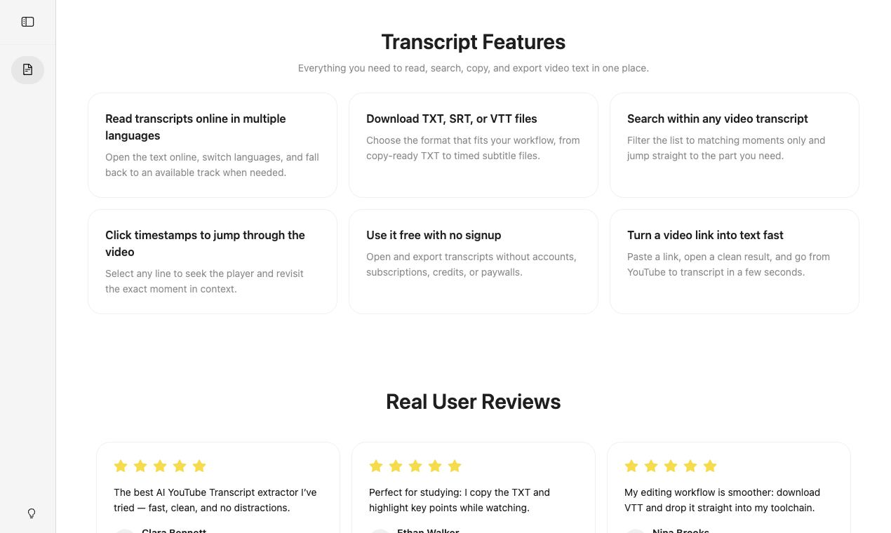 AI YouTube Transcript gallery image