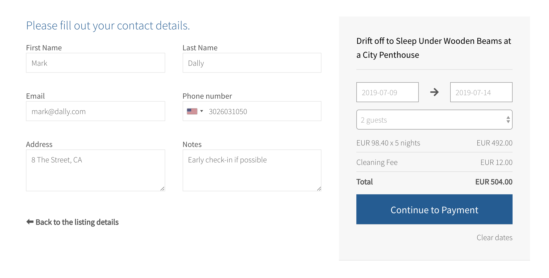 Stay Directly - Website Builder gallery image