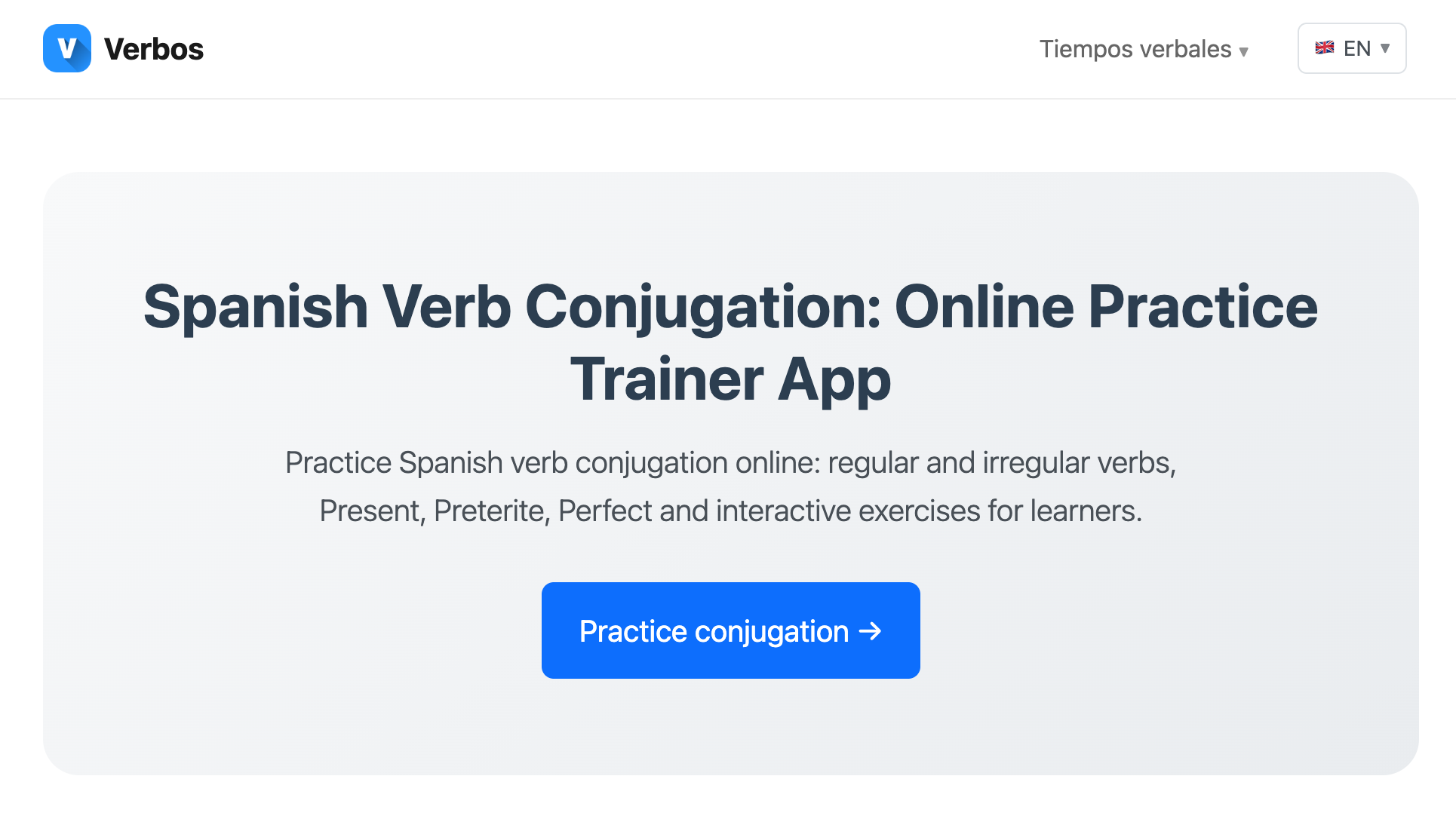 Verbos.app — Master Spanish Verbs gallery image