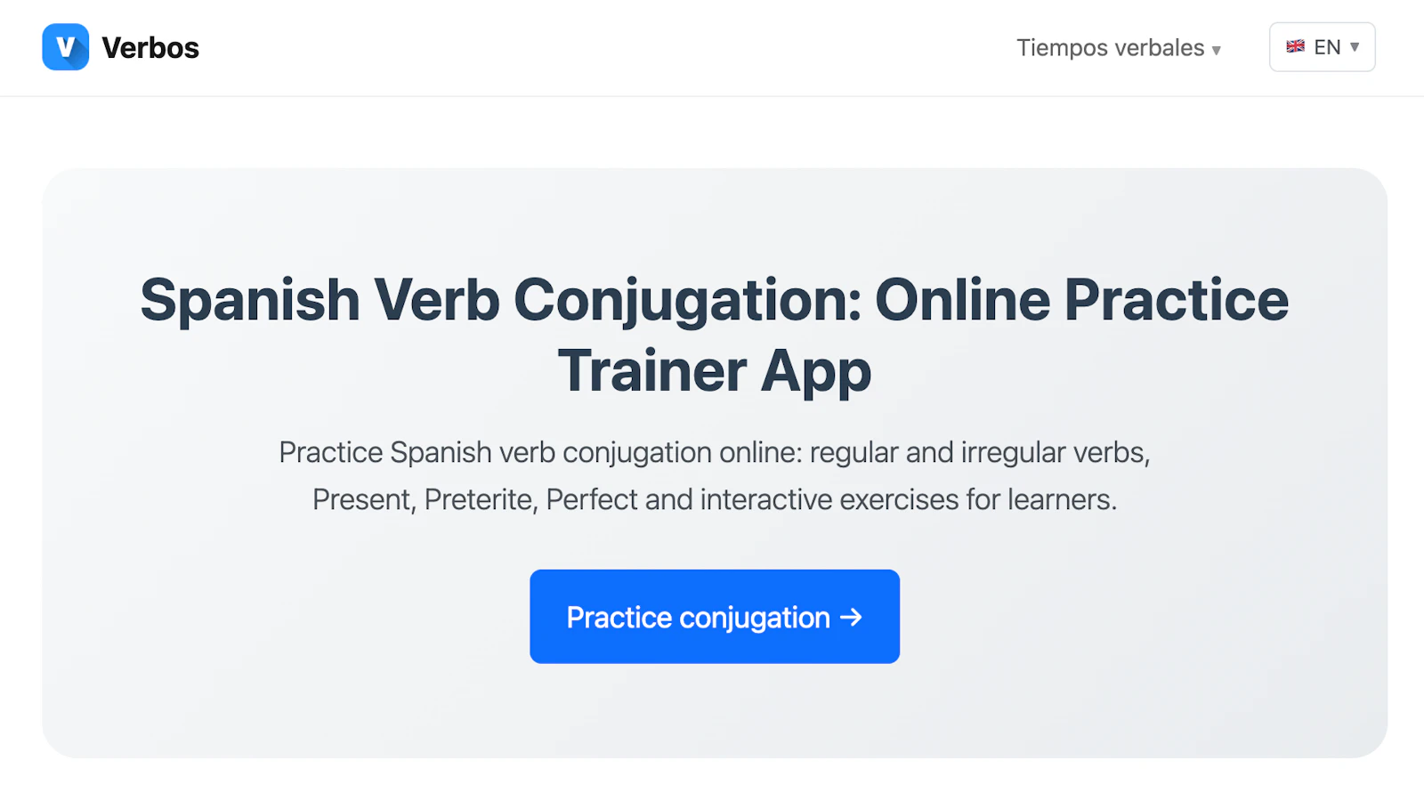 Verbos.app — Master Spanish Verbs screenshot 2