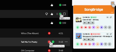 Songbridge - Browser Extension gallery image