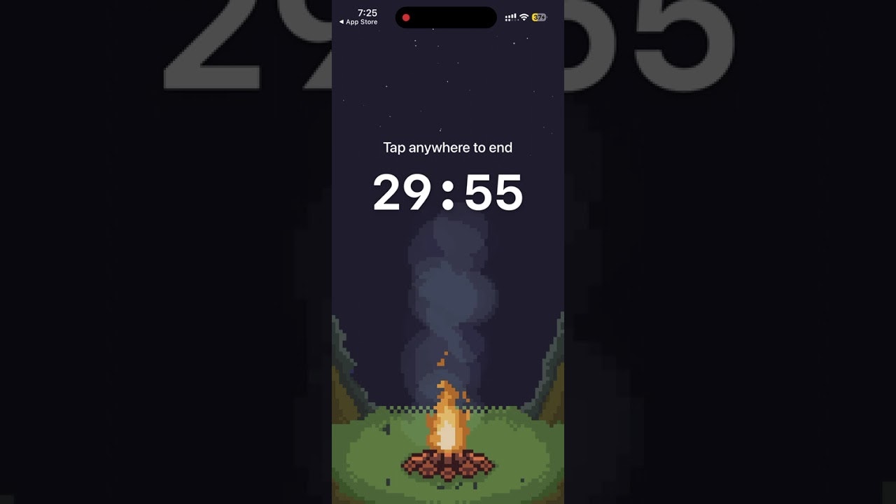 Campfire—30 minute focus timer gallery image