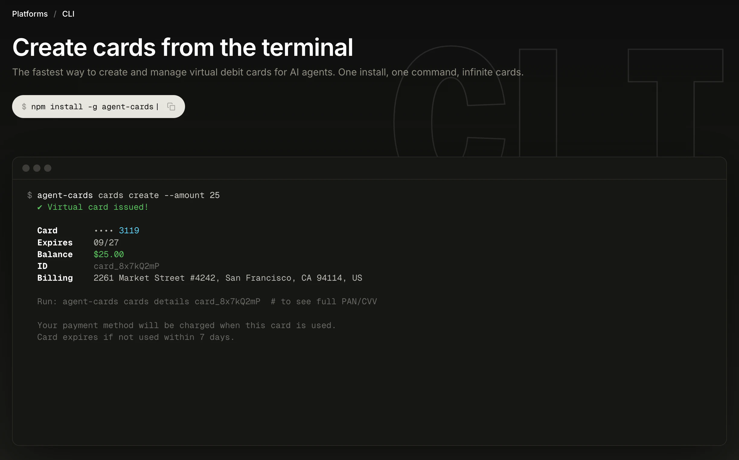 Agent Card screenshot 4