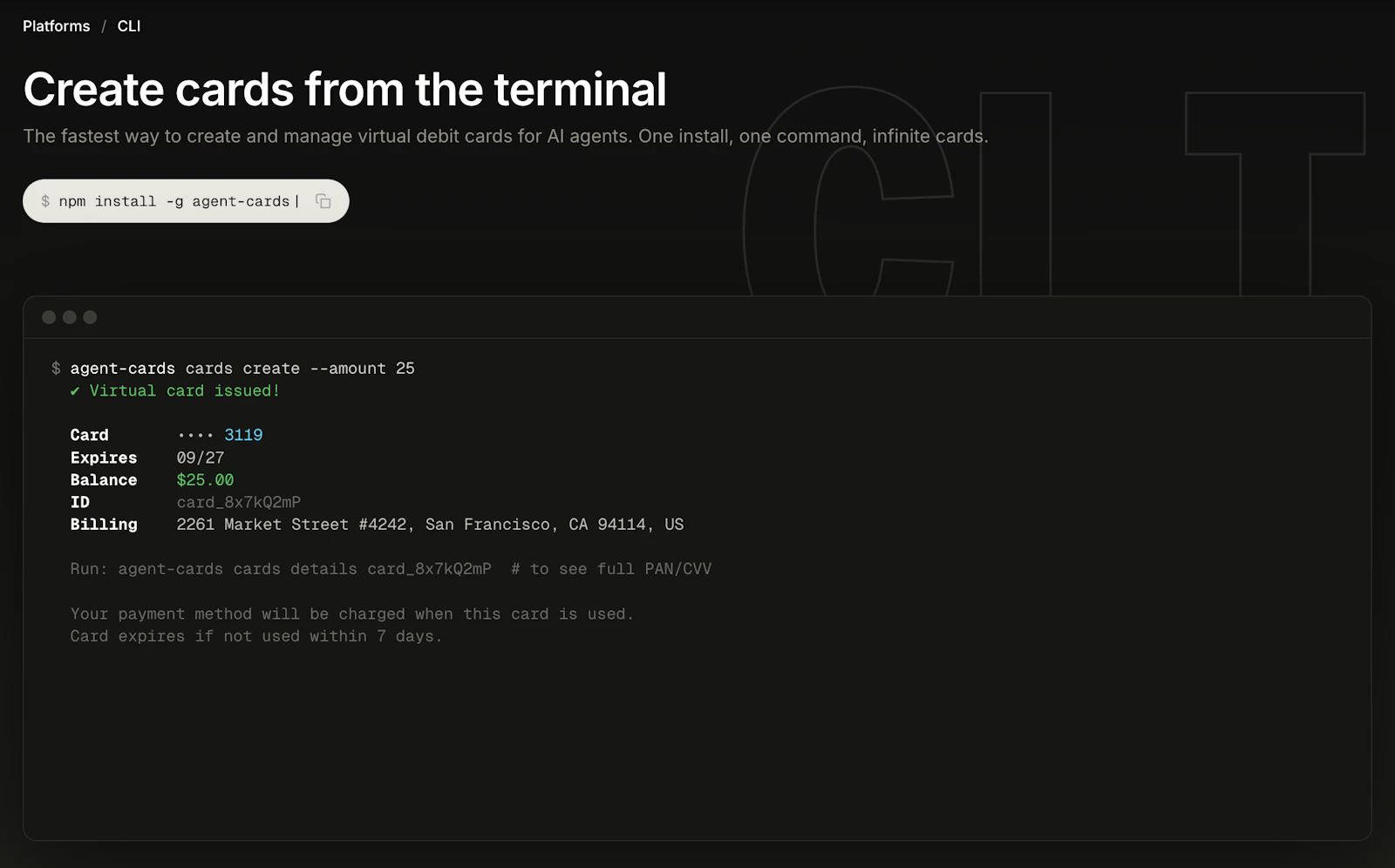 Agent Card screenshot 5